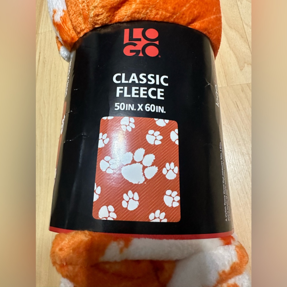 Clemson Fleece Blanket